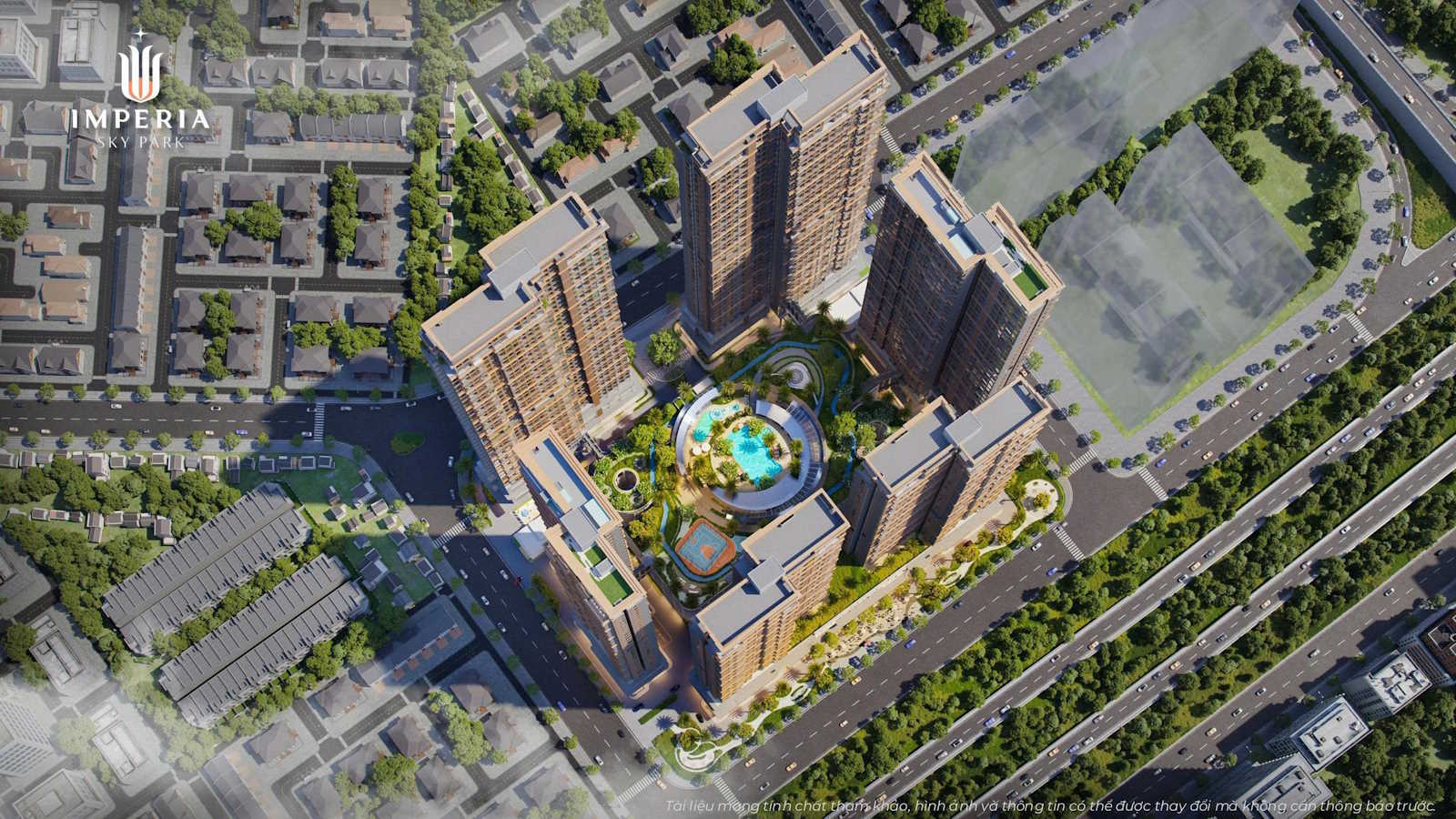 Imperia Sky Park và Metropoli 5 trong Vista Complex: hai dự án song song, hai cách tiếp cận không gian sống